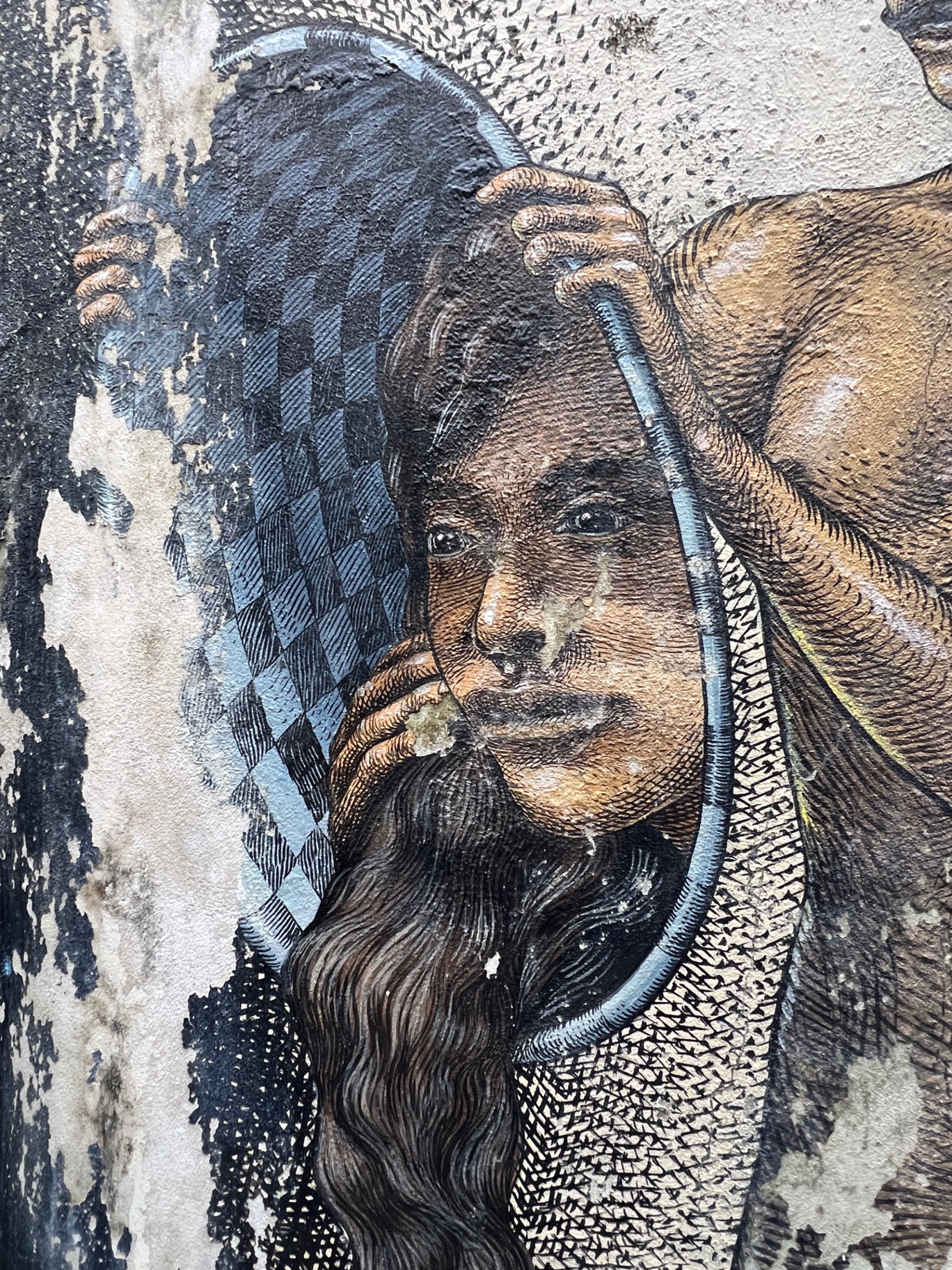 Time Gate mural at Holistika Art Walk in Tulum